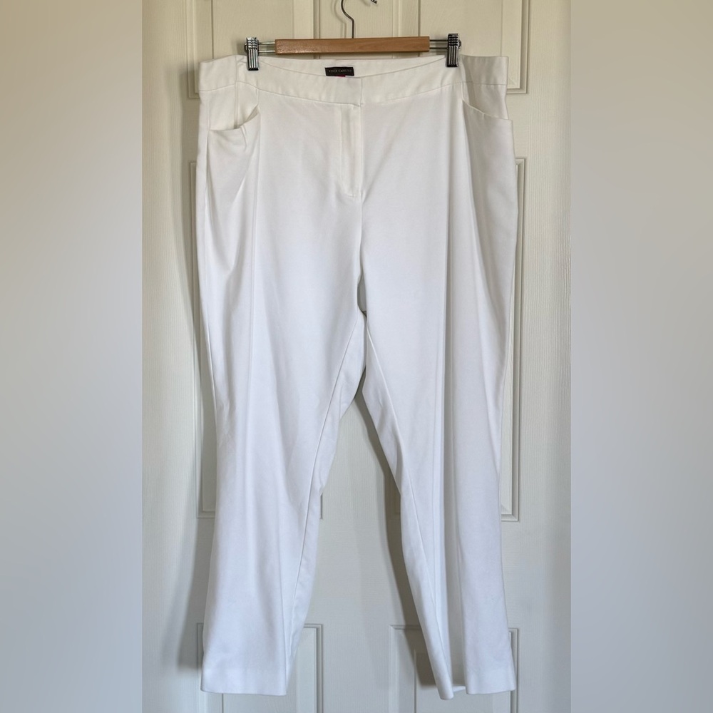 Vince Camuto Crisp White Pants